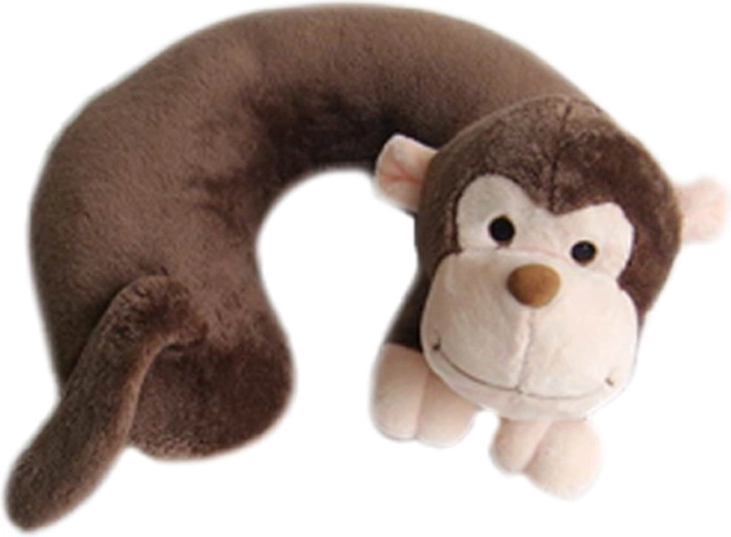 Plush Travel Neck Pillow – Monkey