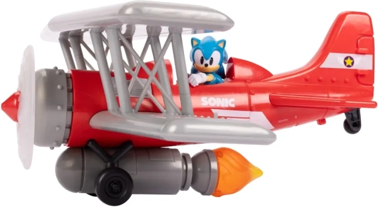 Ikoniskais Tornado Biplane ar Soniku