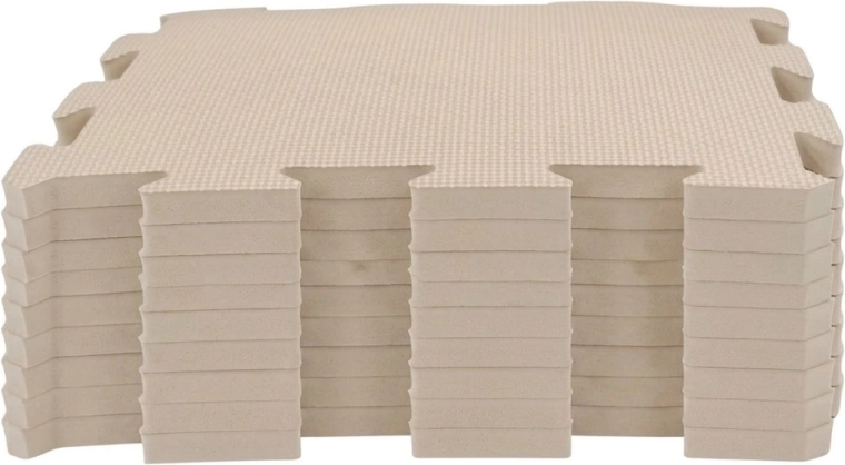NIDO NIDO foam play mat puzzle sandstone (9 pieces)