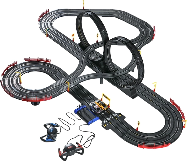 Two-player racing with lights and sounds