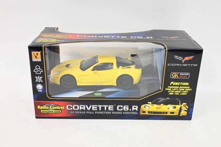 RC automašīna Corvetta, dzeltena