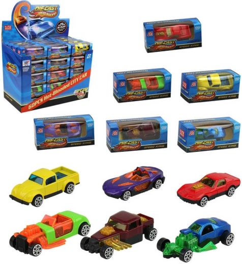 Speed King metal racing car 6 cm - 1 piece