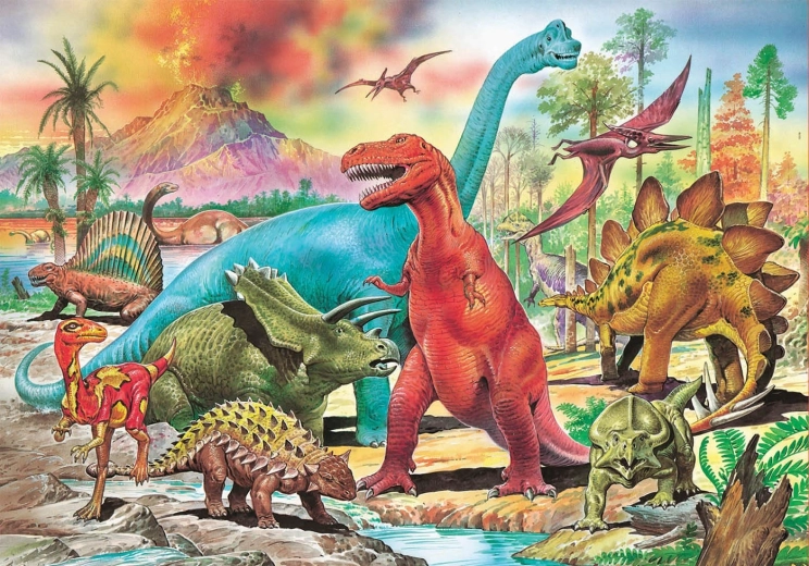 Dinosaurs puzzle 100 pieces