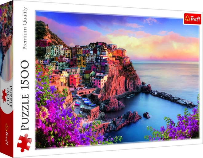Puzzle view of the town of Manarola, Italy – 1500 pieces TREFL