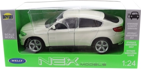 Metāla modelis BMW X6 1:24 ar atveramām detaļām