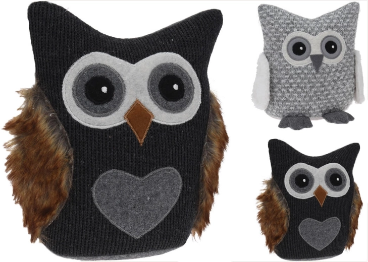 Owl Door Stop 23 × 15 cm, 1 kg, polyester
