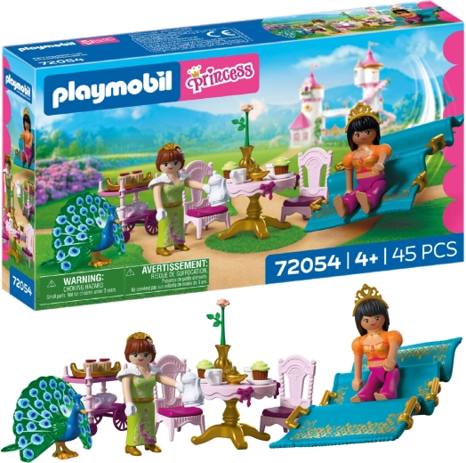 Playmobil Princeses – vizīte no tālienes ar lidojošo paklāju un tējas pēcpusdienu