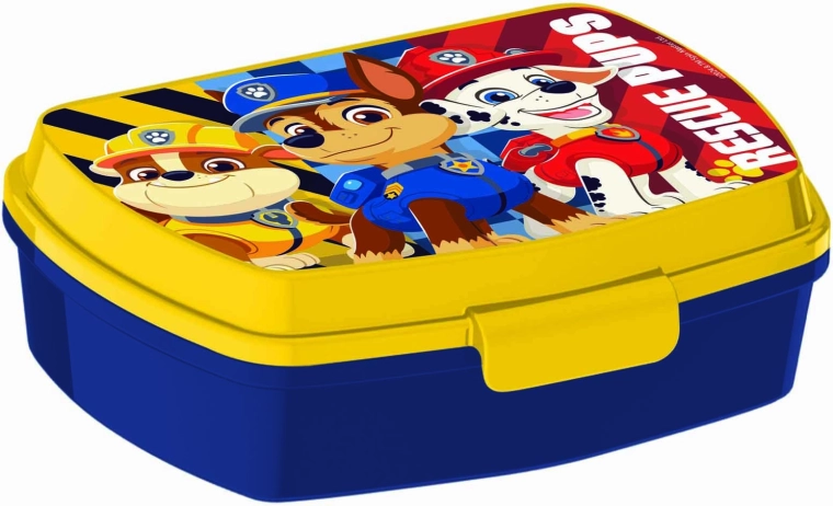 Plastmasas uzkodu kārbiņa PAW PATROL 17,5 × 14 × 6,5 cm