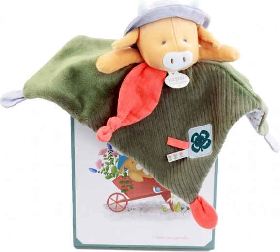 Doudou Gift Set Plush Lovey Cow Aneth 27 cm