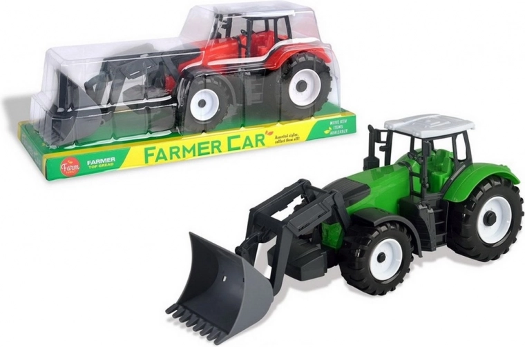 Traktors ar priekšējo iekrāvēju bērniem