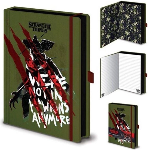 Premium Stranger Things Not in Hawkins A5 Notebook