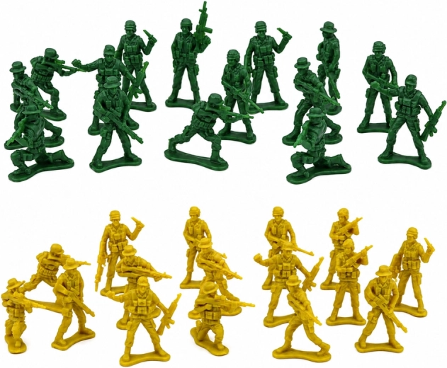 Soldiers in two colors – play for two teams