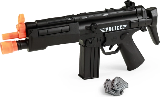 Policijas plastmasas automāts ar skaņu