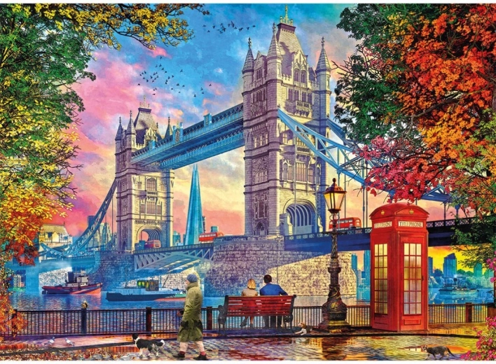 Puzle Debesis virs Tower Bridge – 1000 gabali
