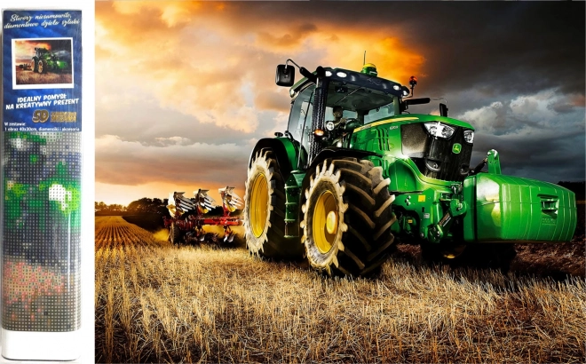 Norimpex diamond painting - Tractor in a Field 30 × 40 cm