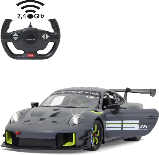 RC Porsche 911 GT2 RS Clubsport 25 automašīna mērogā 1:14, pelēka