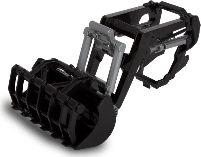 Front loader with grapple bucket and bale of straw for JAMARA 1:24S tractor