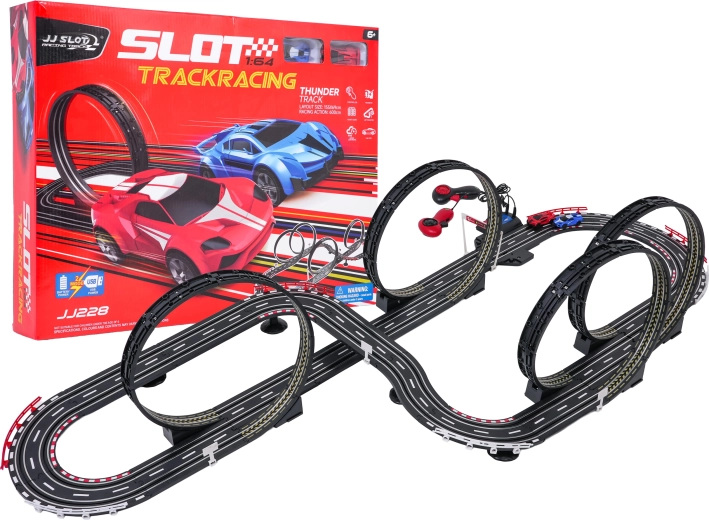 Track Sport Slot Car Racing Track 600 cm