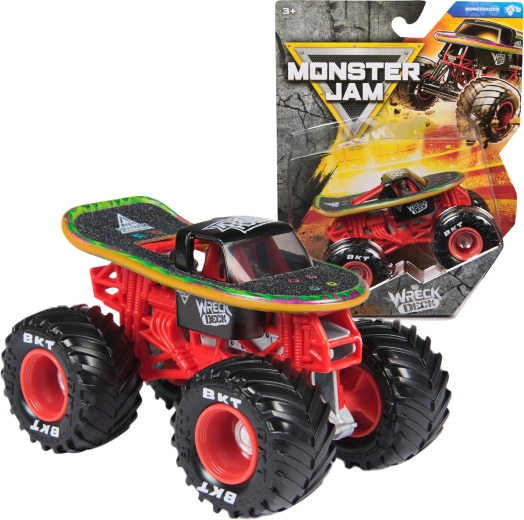 Spin Master Monster Jam Wreck Deck monstru kravas auto 1:64