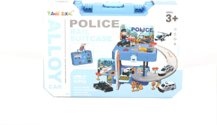 Policijas spēļu komplekts koferītī