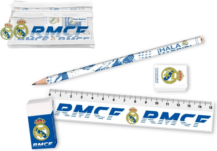 Stationery Set in Case Real Madrid (5 pieces)