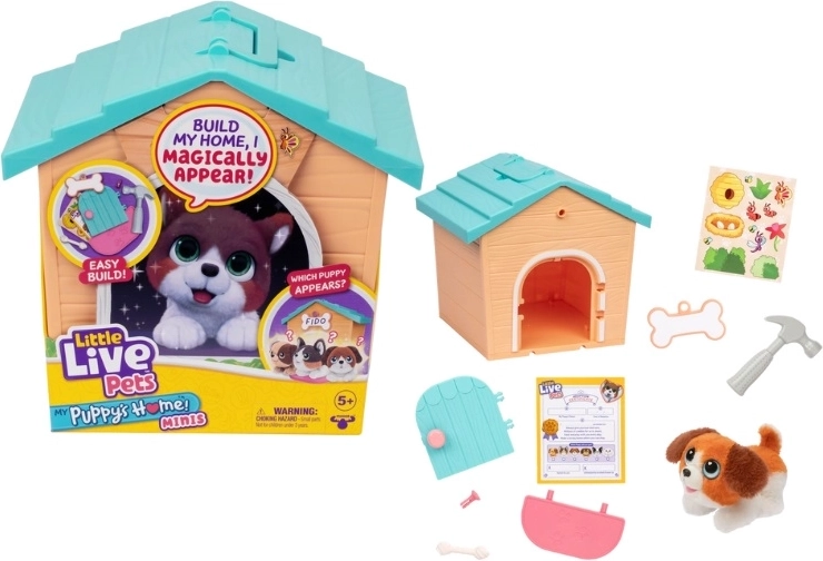 Little Live Pets my puppy’s home minis – kucēns ar būdiņu