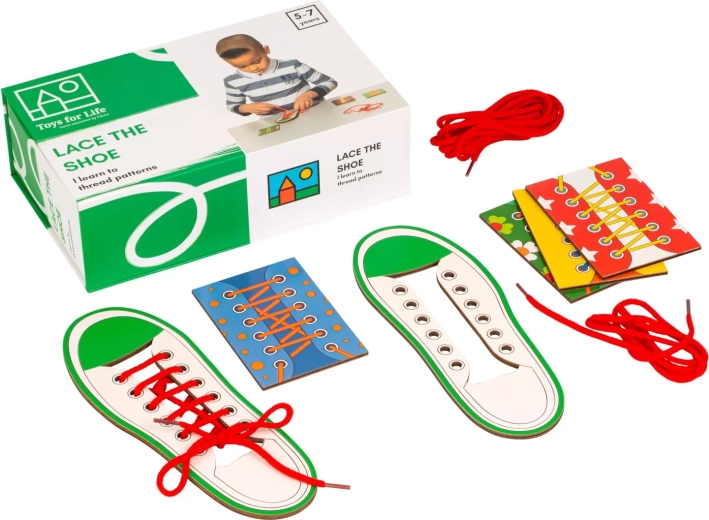 Toys for Life kurpju šņorēšanas komplekts – šņorējamas kurpes