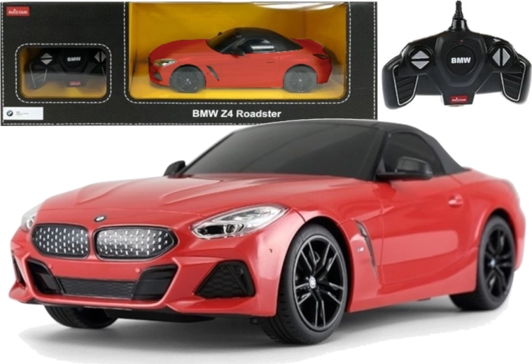 Tālvadības automašīna BMW Z4 Roadster Rastar 1:18 – Sarkana