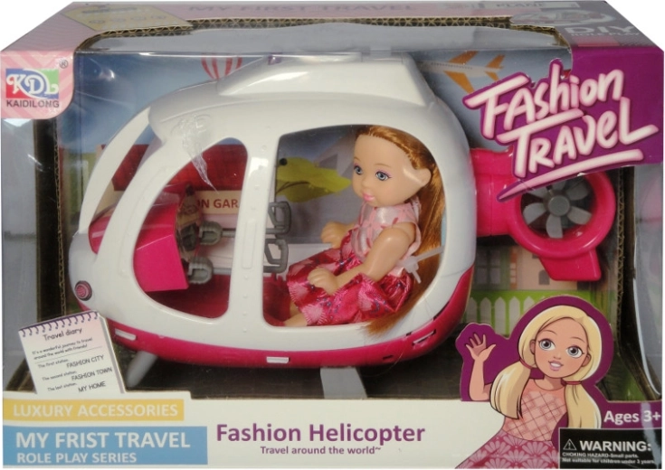 Lelle helikopterā ar gaismām un skaņām