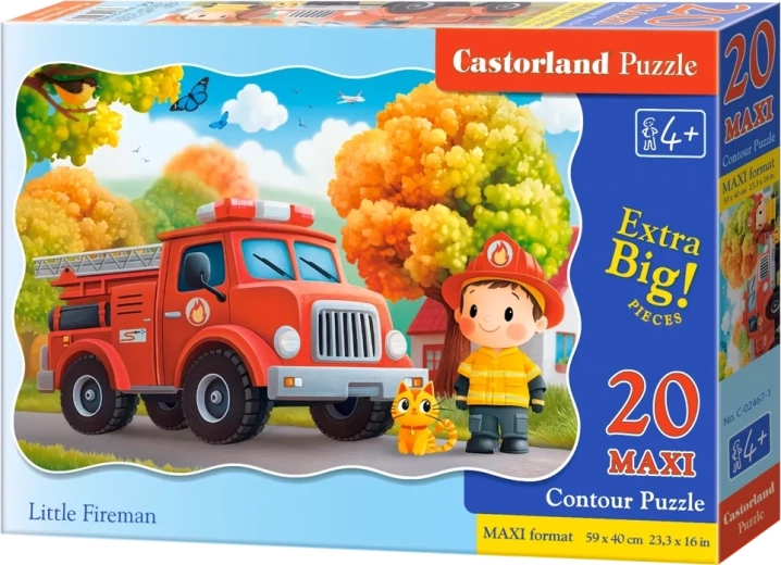 Puzzle Little Firefighter MAXI 20 pieces CASTORLAND