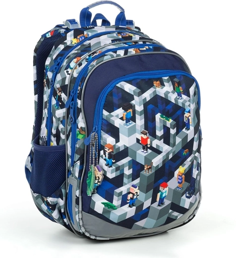 Topgal PixelArt school backpack Elly
