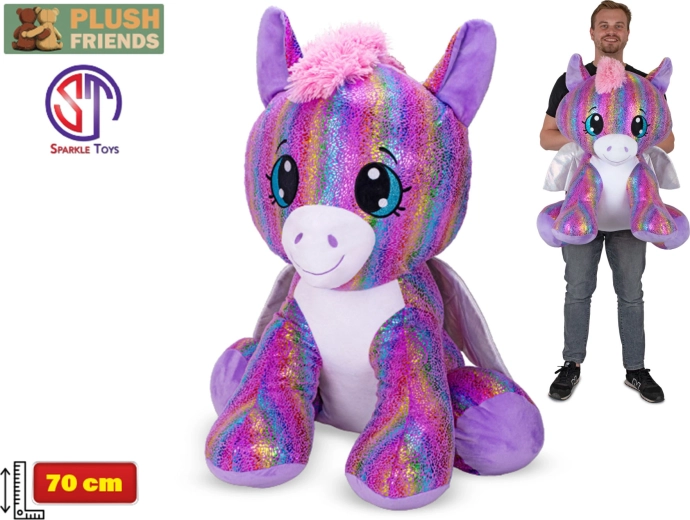 Plīša pegazs Star Sparkle 70 cm