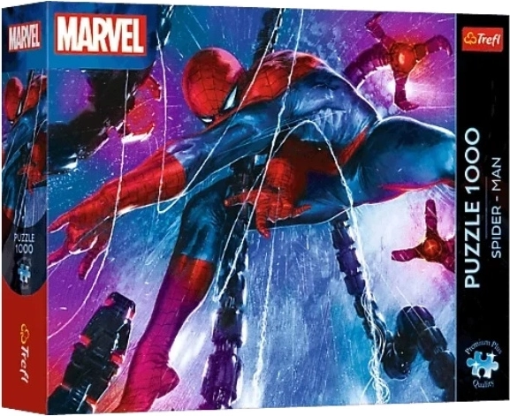 Premium Plus puzle Spider-Man: Piedzīvojumu tīkls, 1000 detaļu