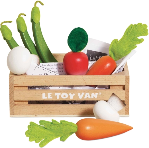 Koka dārzeņi kastītē Le Toy Van