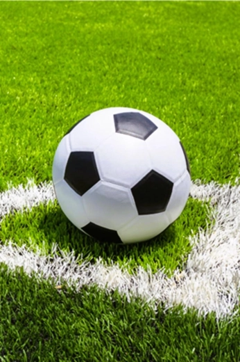 Flīsa sega futbols 100 × 150 cm