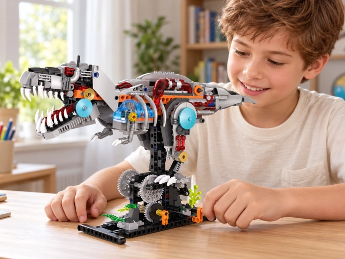 Movable mechanical T-Rex