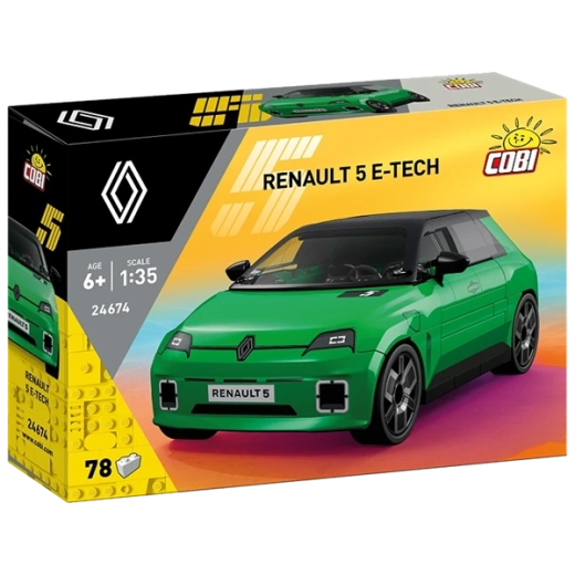 Ikoniskais Renault 5 kā klucīšu modelis