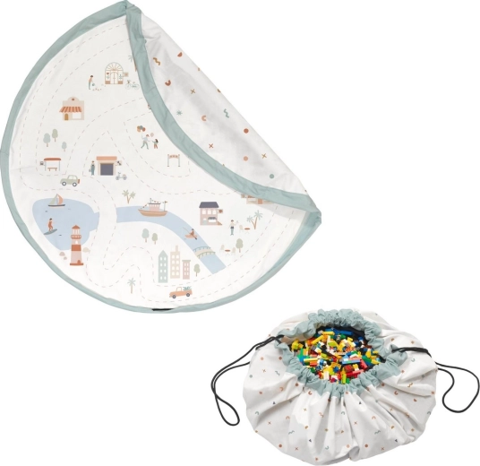 Play&Go Noomad original play mat and toy storage bag CityMap