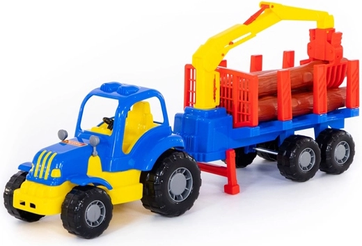 Pro - tractor with forestry trailer