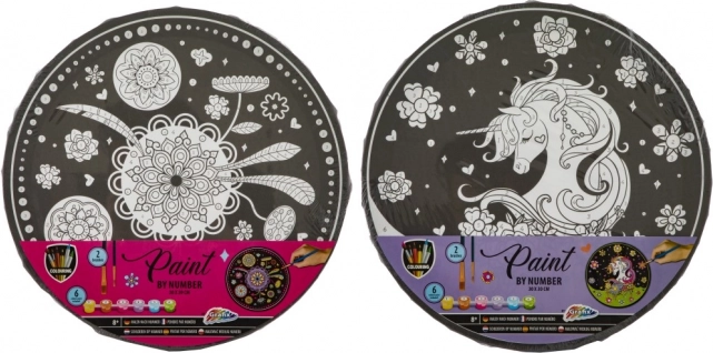 Paint by Numbers – Round Picture 30 cm