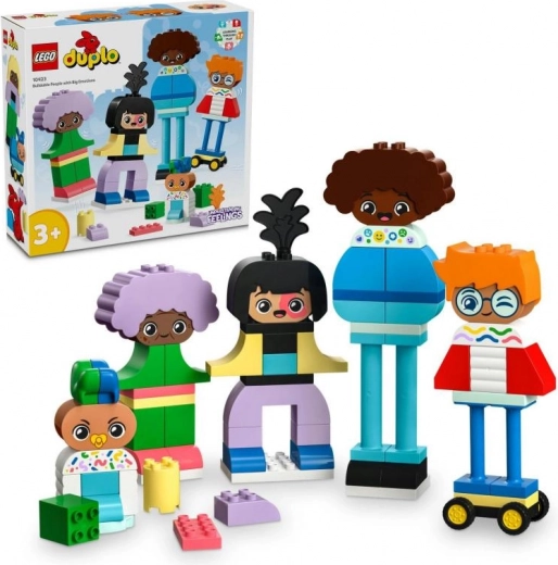 LEGO® DUPLO® 10423 Saliekami cilvēciņi ar lielām emocijām