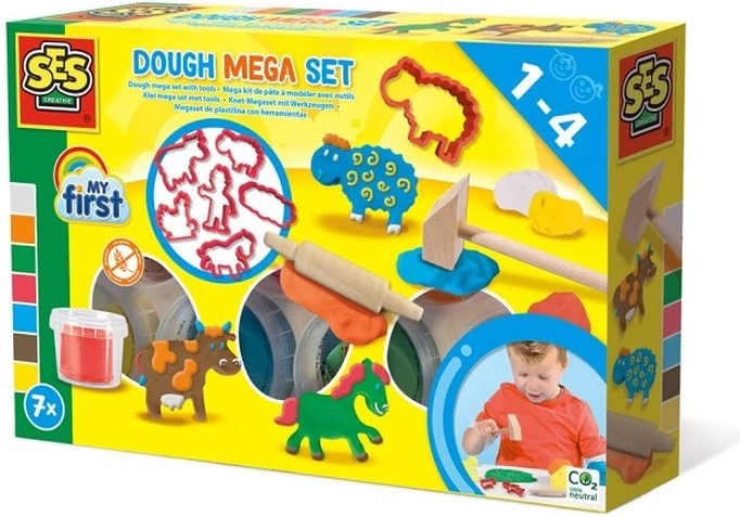 SES Creative My First Mega Play Dough Set with Tools