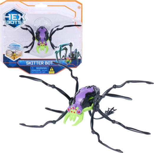 Robotiskais zirneklis HEX BOTS Skitter Bot no Spin Master