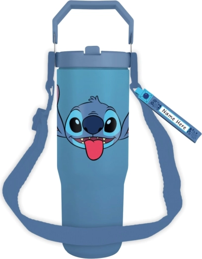 Lilo & Stitch travel mug with strap