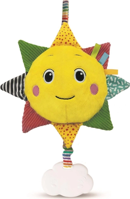 Plīša saulīte ar Brāmsa šūpuļdziesmu CLEMENTONI BABY