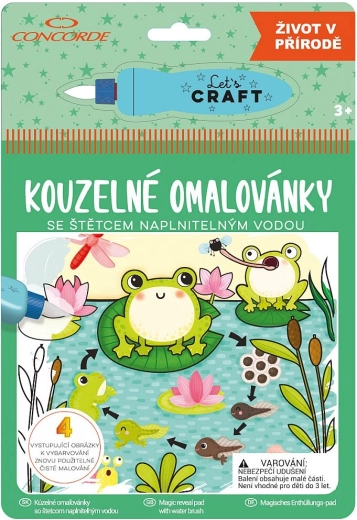 Burvju krāsojamā grāmata CONCORDE – dzīve dabā