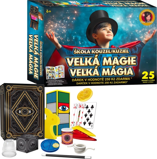 Burvju skola – lielā maģija, 25 triku komplekts