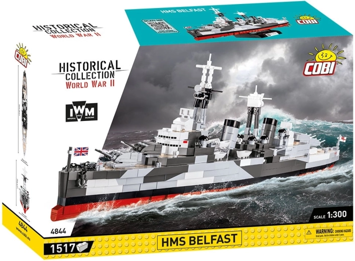 Cobi HMS Belfast (IWM) 1:300 kara kuģa būvkomplekts
