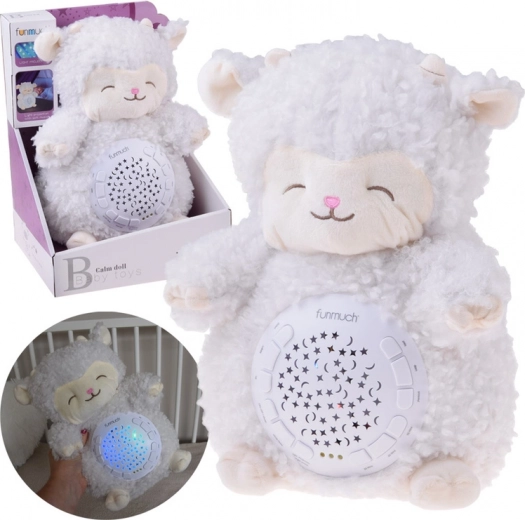 Star Projector Soft Cuddly Sheep with Lullabies and Sounds