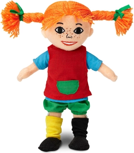 Soft rag doll Pippi Longstocking 20 cm